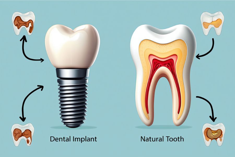 Can Dental Implants Get Cavities?