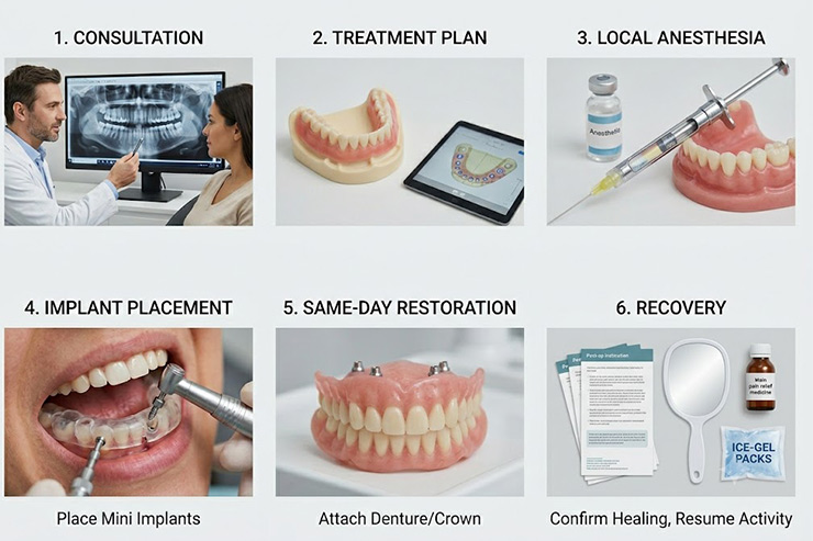 The Mini Dental Implant Procedure, Step by Step

