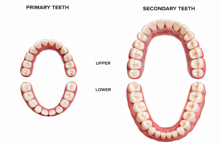 Baby vs Adult Teeth
