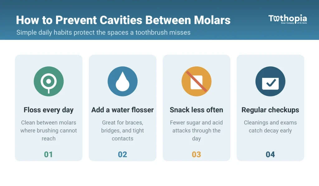 How to Prevent Cavities Between Molars