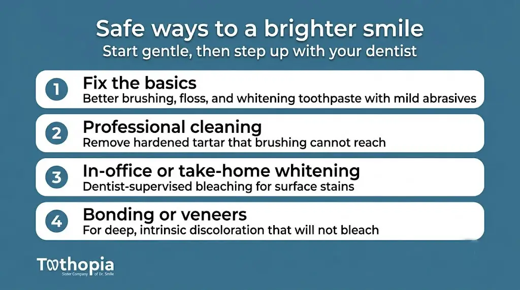 How to Fix Yellow Teeth